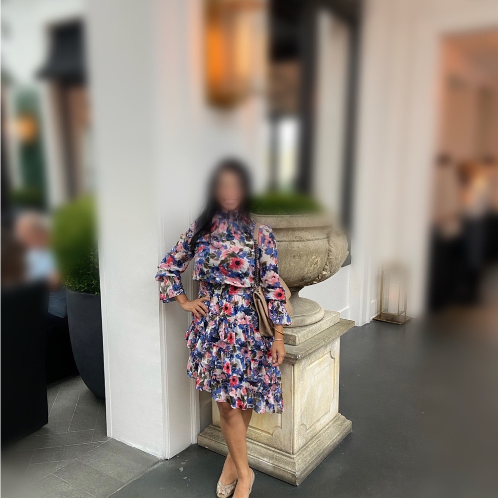 Misa midi dress flowers